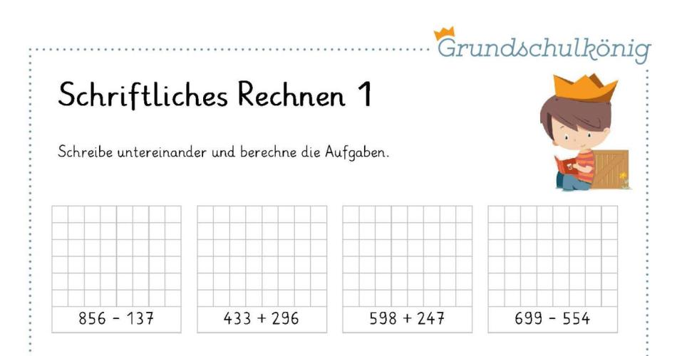 AB - Schriftliches Rechnen 1